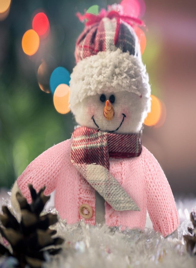 Bencailor 4 Pcs Winter Doll Sweater Clothes 11.5 Inch Doll Sweater Clothes Winter Outfits Knitted Clothing Accessories Outfit Fit for Dolls Decor(Bright Color) - Image 4